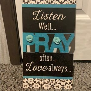 Really pretty wooden sign